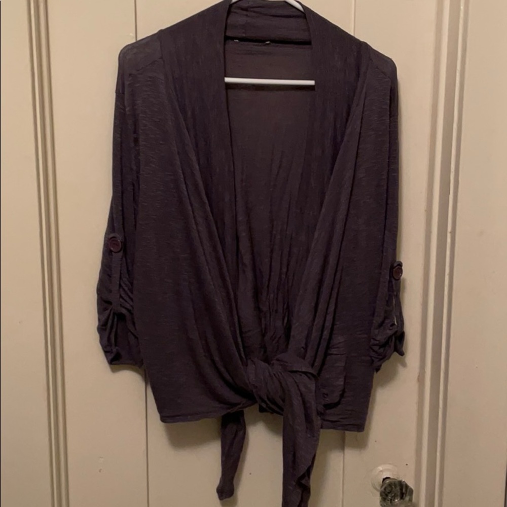 Dark grey wrap